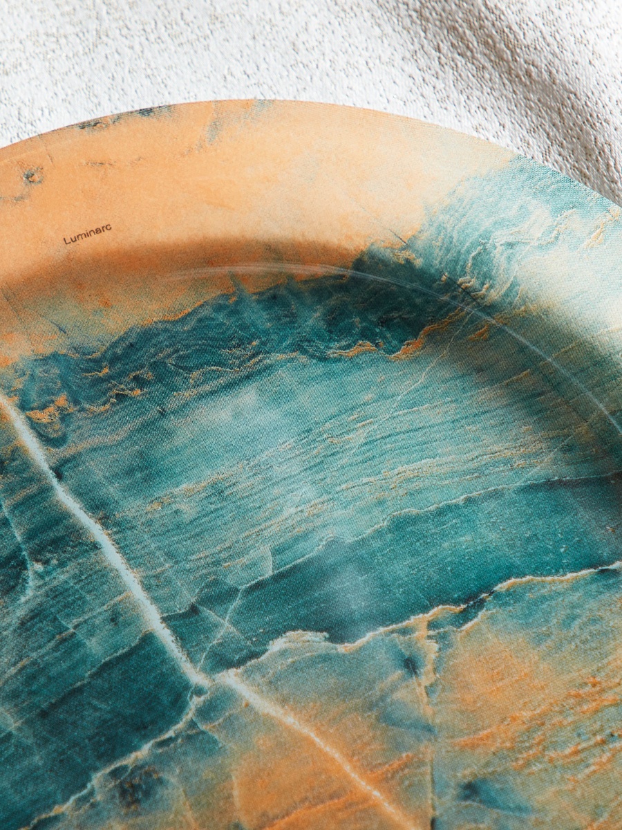 Luminarc Glass Granitelia Dinner Plate - 26 cm