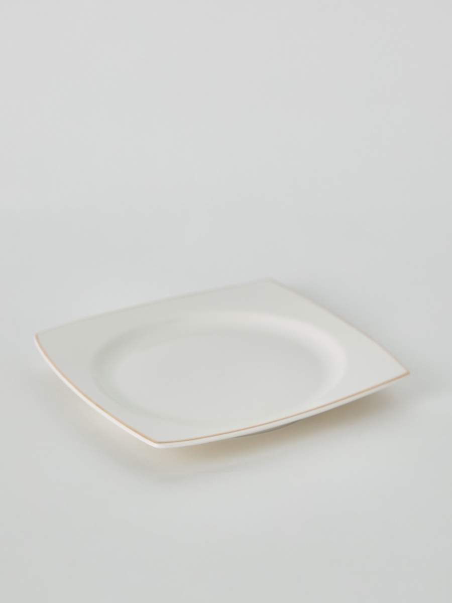 Peace New Bone China Line Square Side Plate - 20 cm