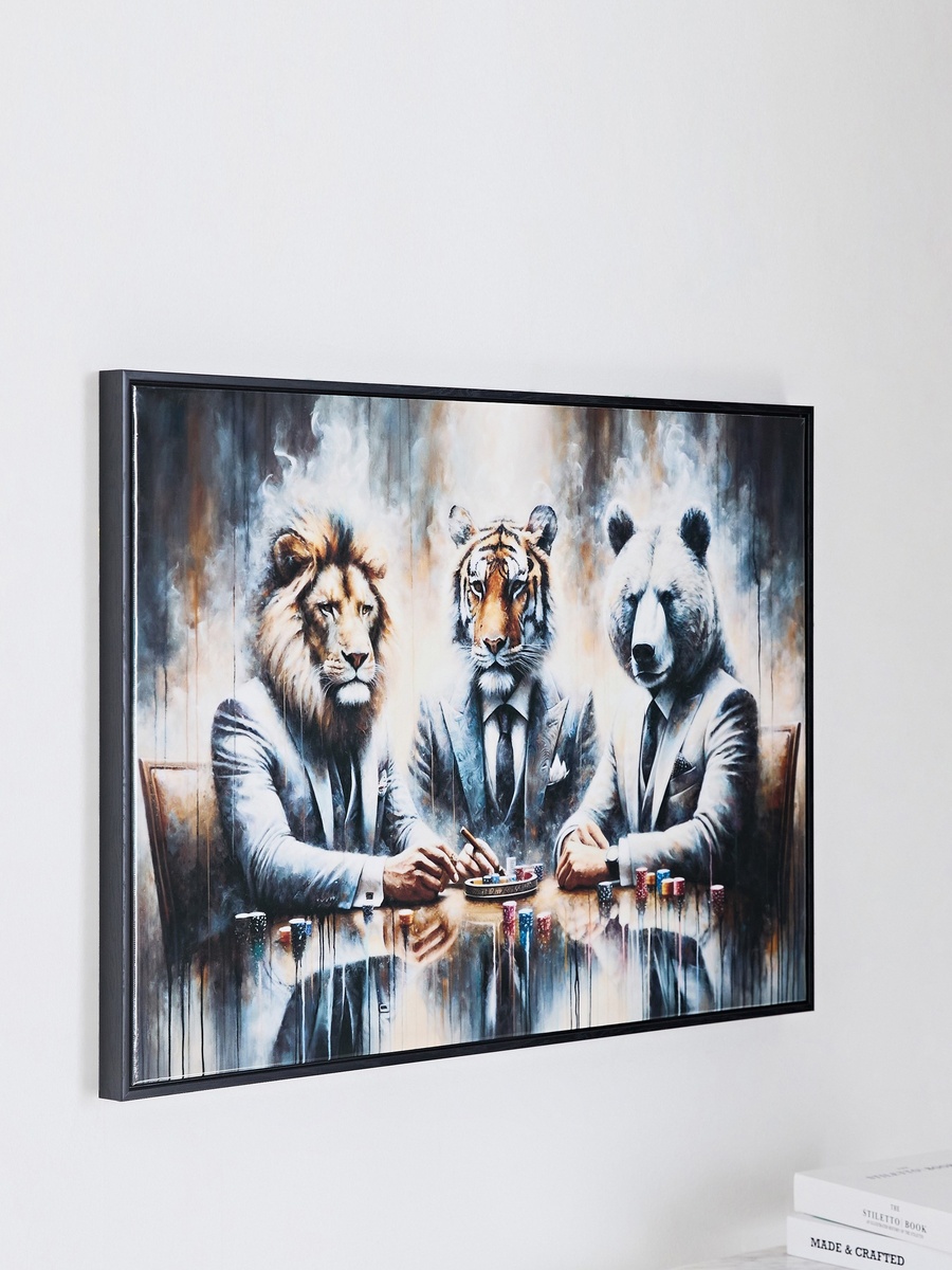 Ersel Friends Framed Picture - 50x70x2.5 cm