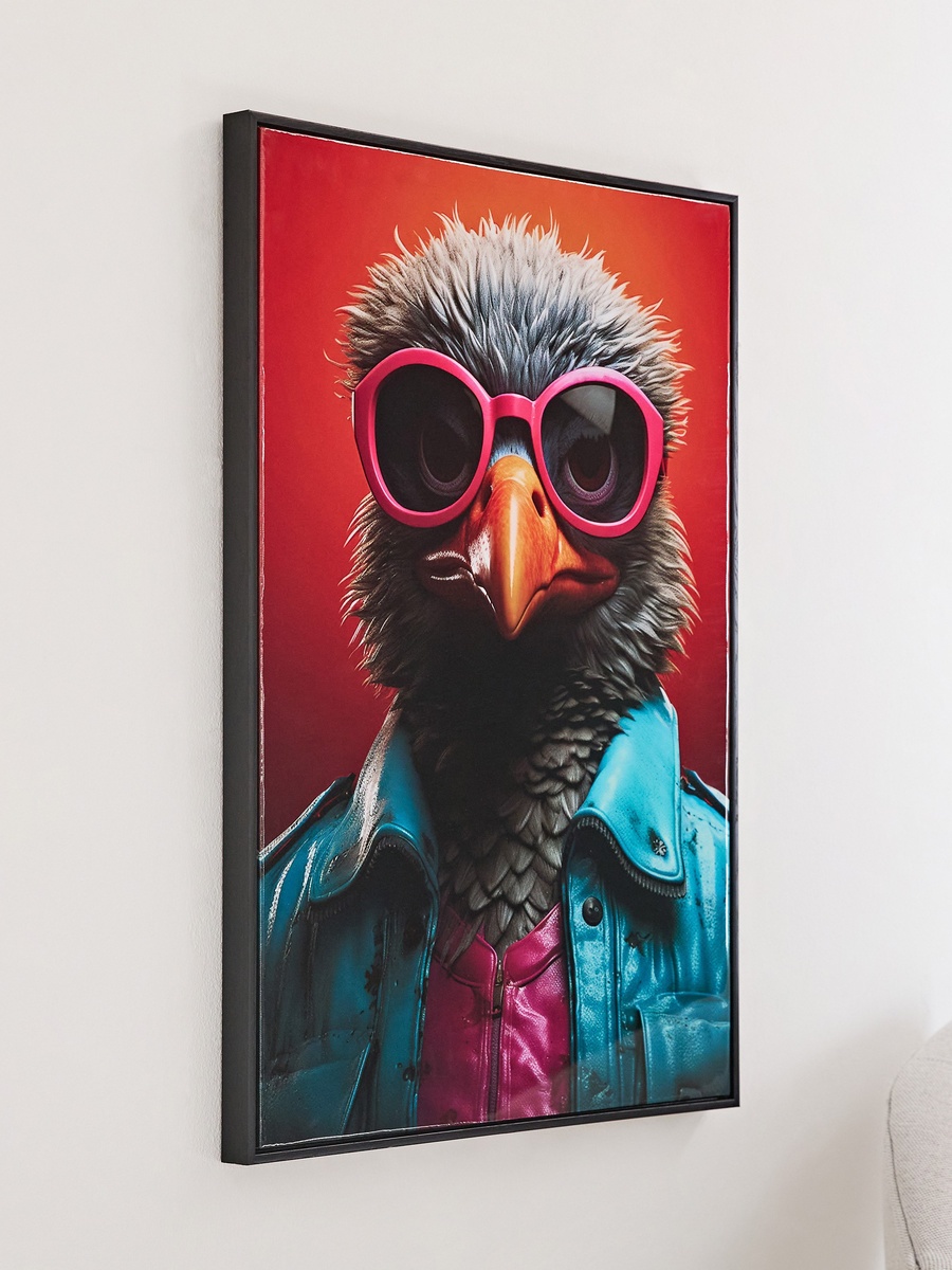 Ersel Bird Framed Picture - 50x70x2.5 cm
