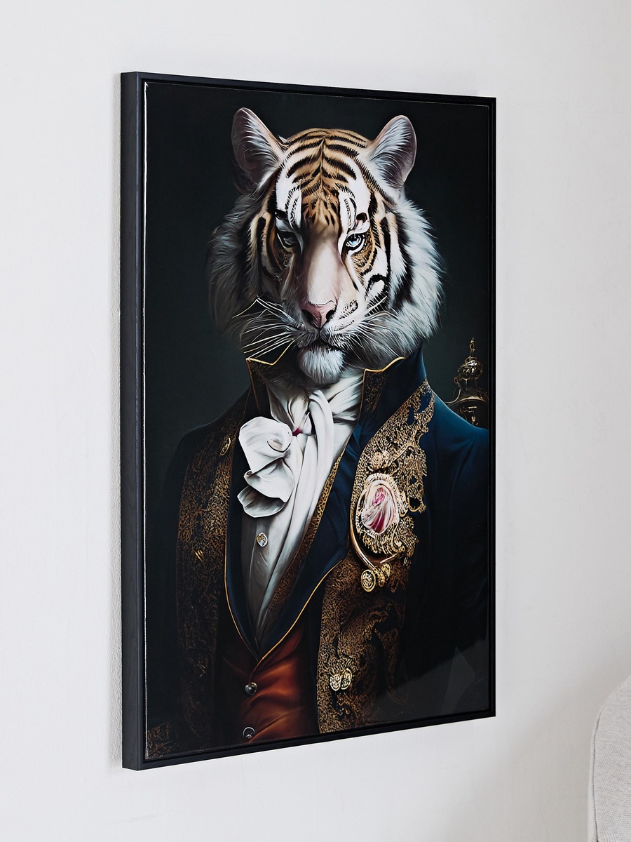 Ersel Tiger Framed Picture - 50x70x2.5 cm