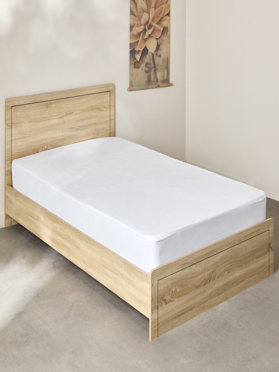 Terry Waterproof Twin Mattress Protector - 120x200+33 cm