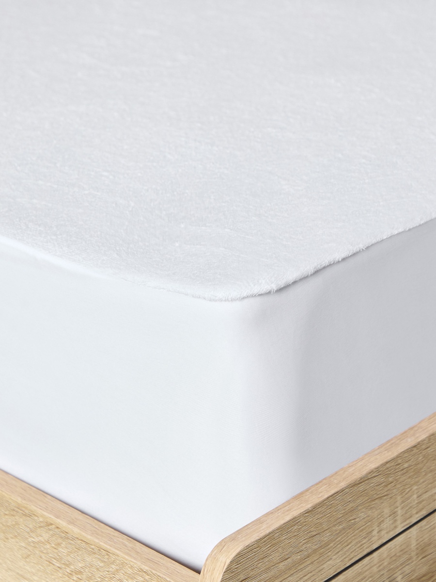 Terry Waterproof Twin Mattress Protector - 120x200+33 cm