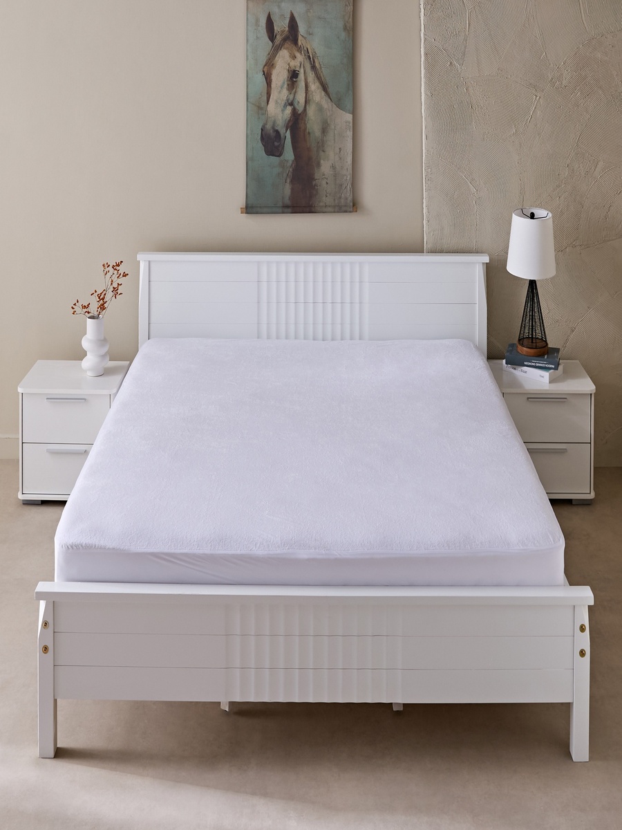 Terry Waterproof King Mattress Protector - 180X200+33 cm
