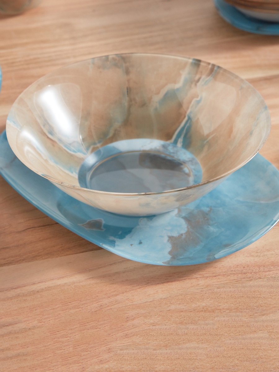 Luminarc 46-Piece Glass Gismon Dinner Set - Serves 6