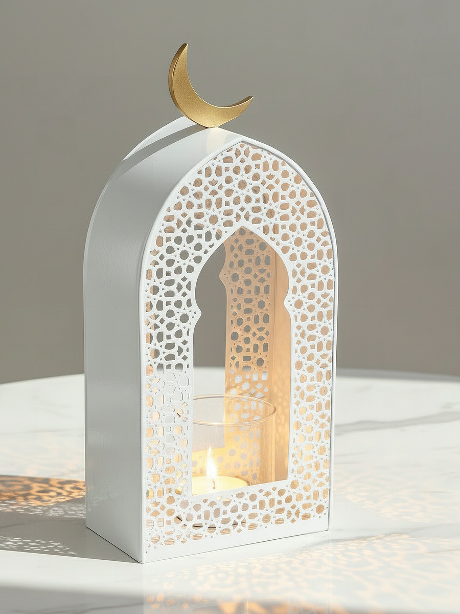 Celestial Layali Noor Decorative Lantern - 14.5x8x32 cm