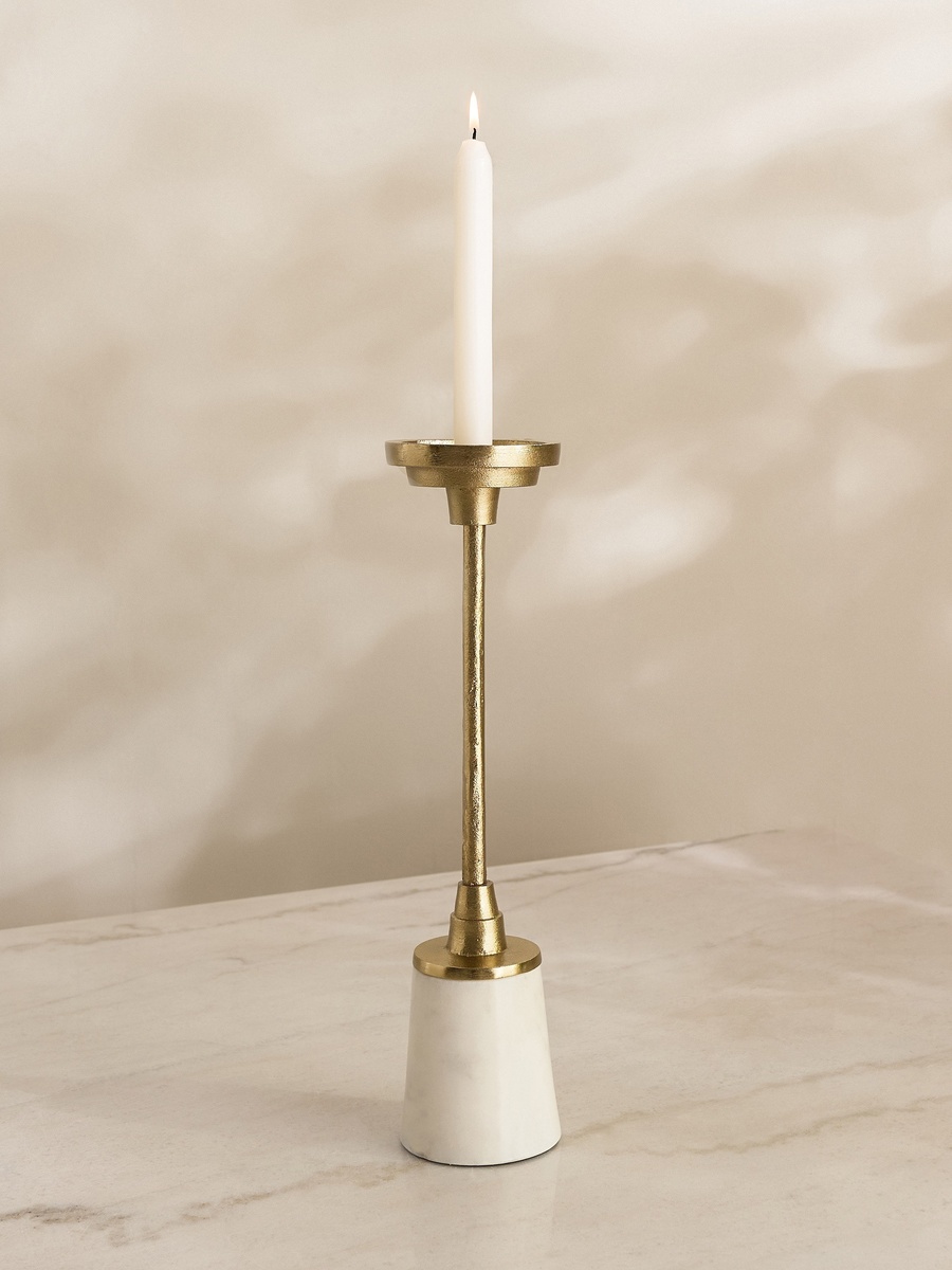 Casa Vero Decorative Pillar Candleholder - 10x10x40 cm