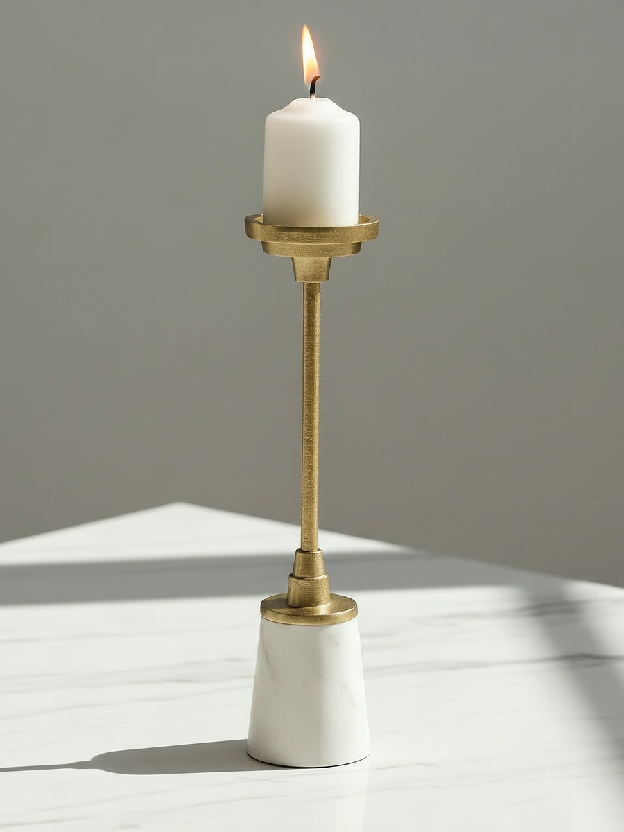 Casa Vero Decorative Pillar Candleholder - 10x10x40 cm