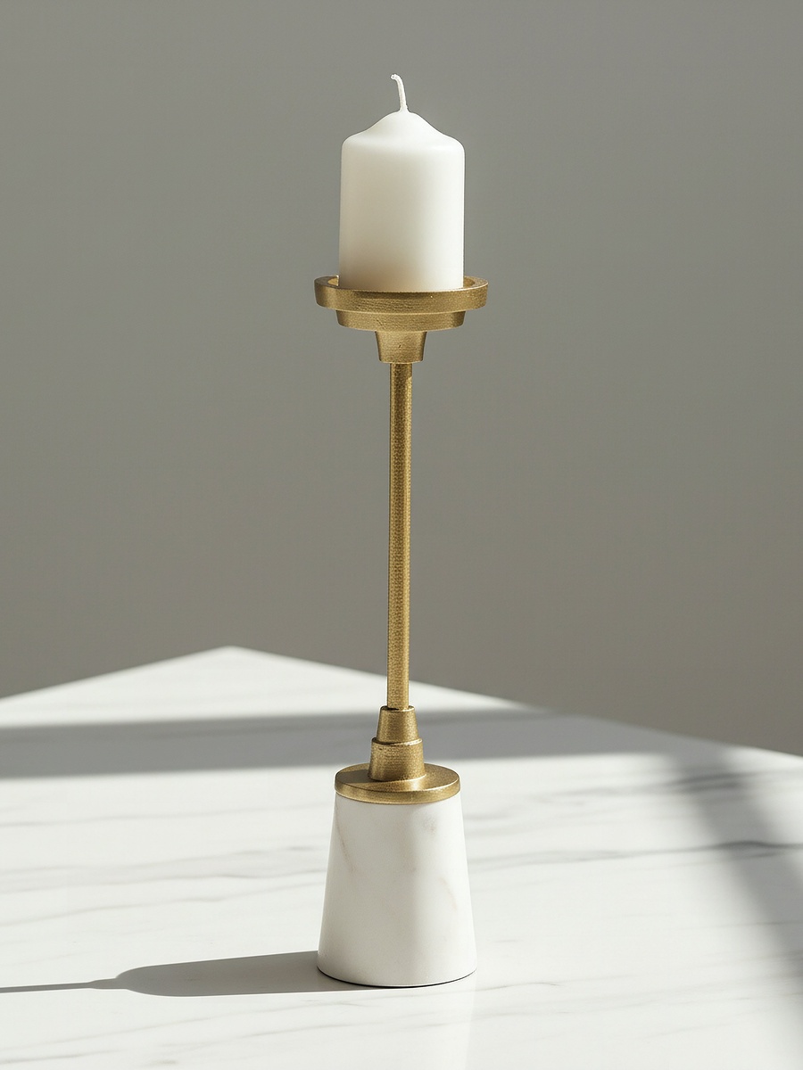 Casa Vero Decorative Pillar Candleholder - 10x10x40 cm