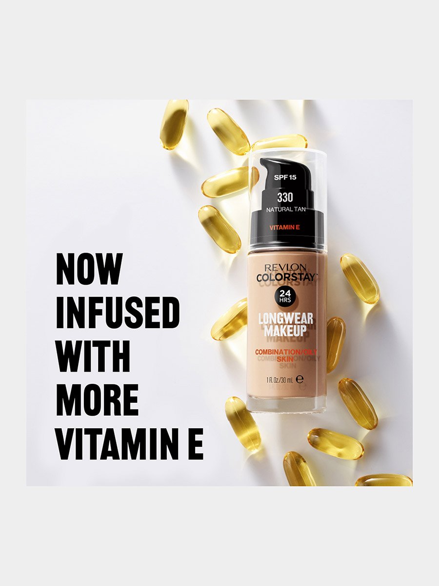 Colorstay Longwear Makeup For Combination Oily Skin, SPF15, Toast 370, 30ml