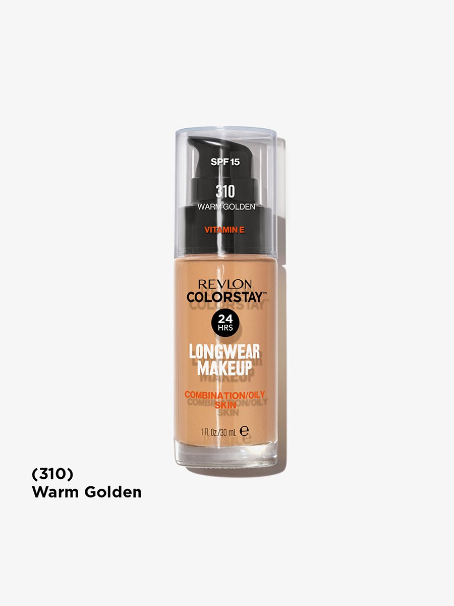 Colorstay Longwear Makeup For Combination Oily Skin, SPF15, Warm Golden 310, 30ml
