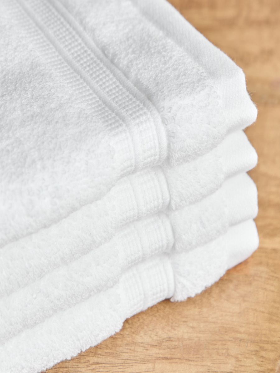 Air Rich 4-Piece Face Towel Set - 30x30 cm