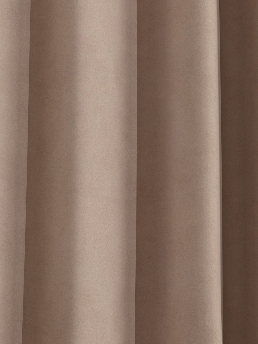 Dove 2-Piece Velvet Extra Long Dimout Curtain Set - 135x300 cm