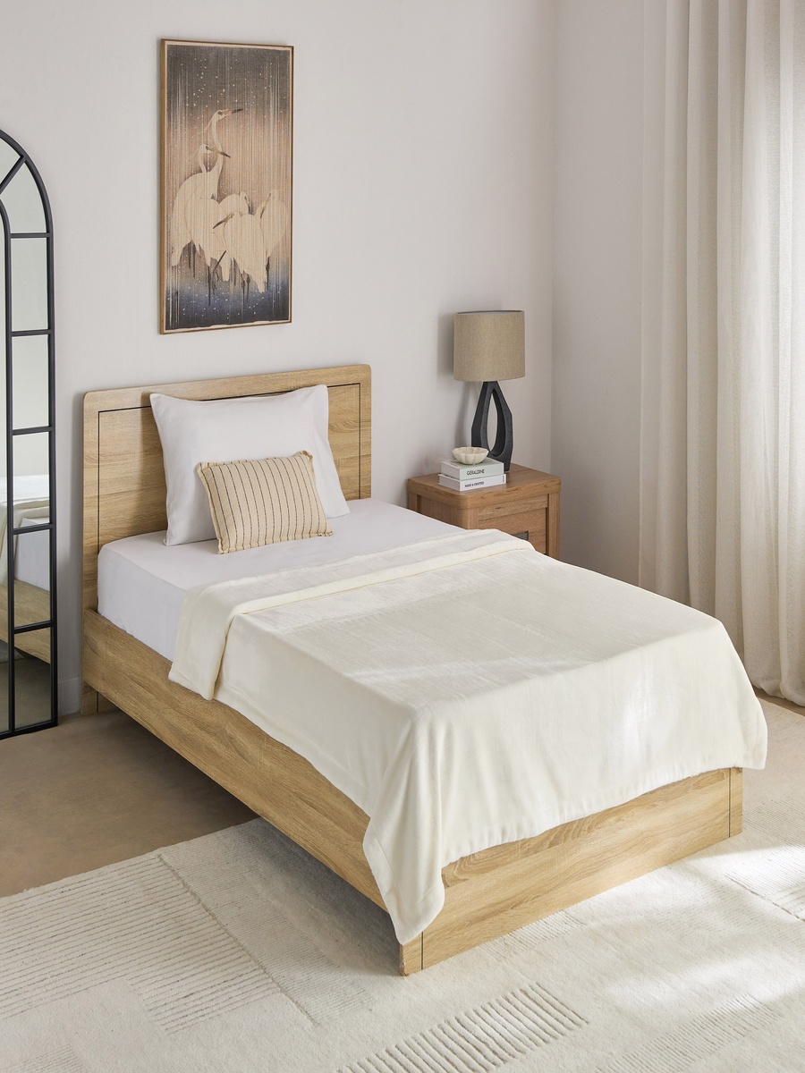 Snugsoft Flannel Double Layer Twin Blanket - 150x200 cm