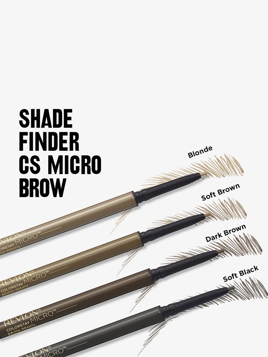 Colorstay Micro Brow Pencil, Soft Black  457