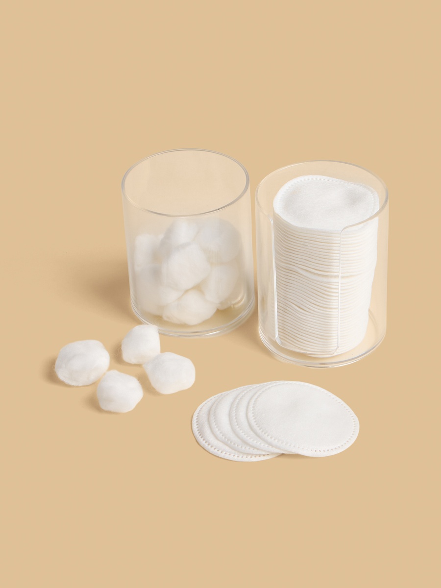 Pack of 60 - Cotton Pads and Cotton Balls