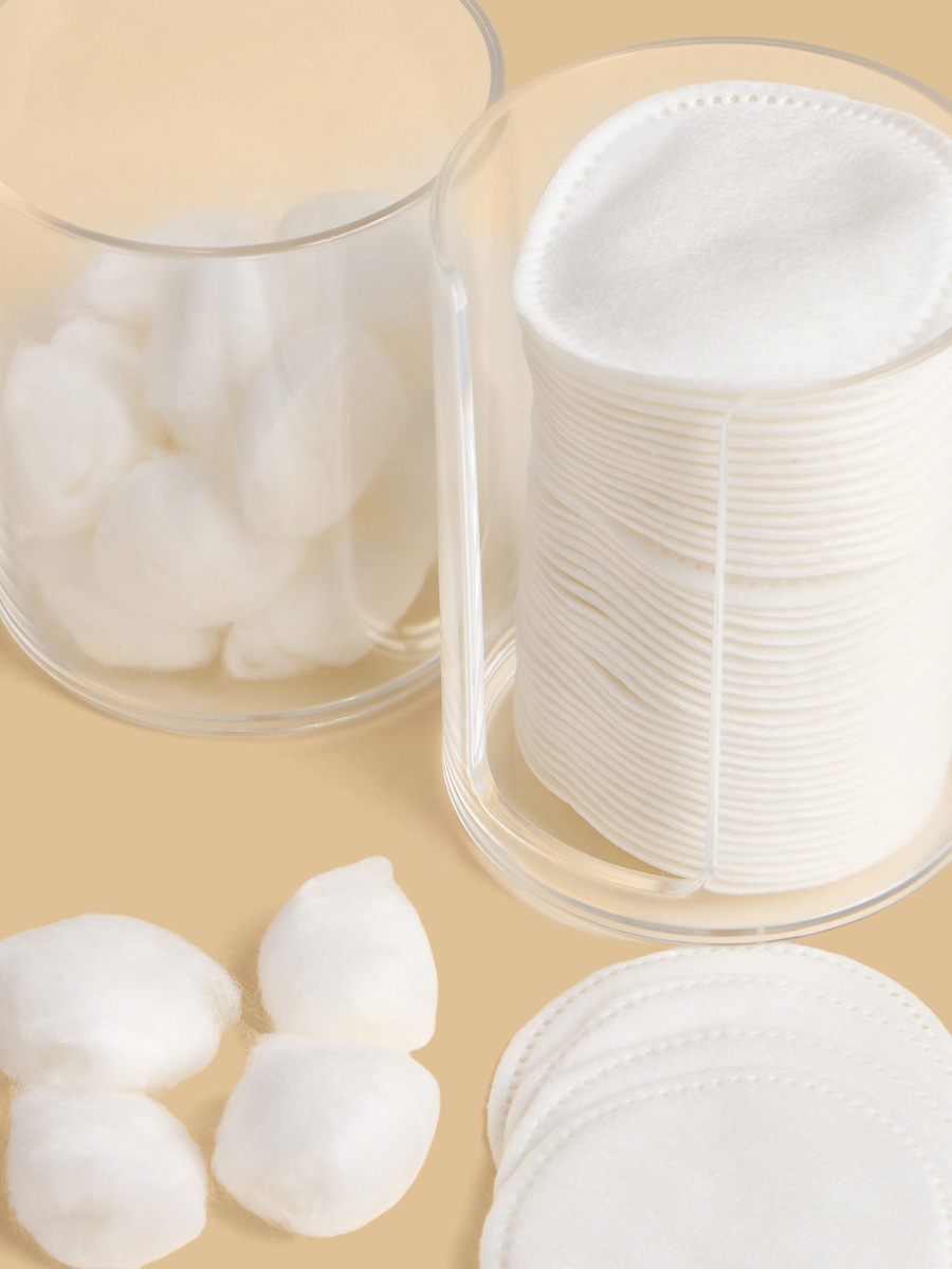 Pack of 60 - Cotton Pads and Cotton Balls