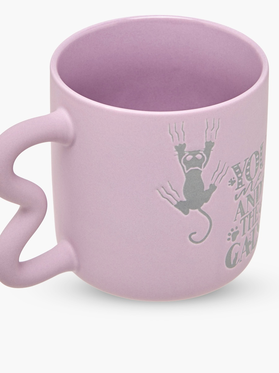 Cat Print Ceramic Mug - 340 ml