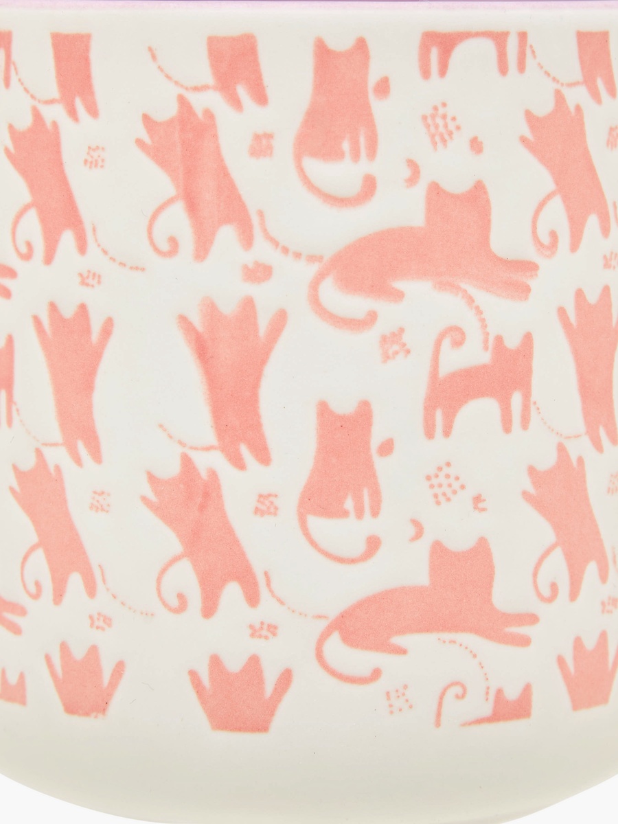 Cat Print Ceramic Mug - 340 ml