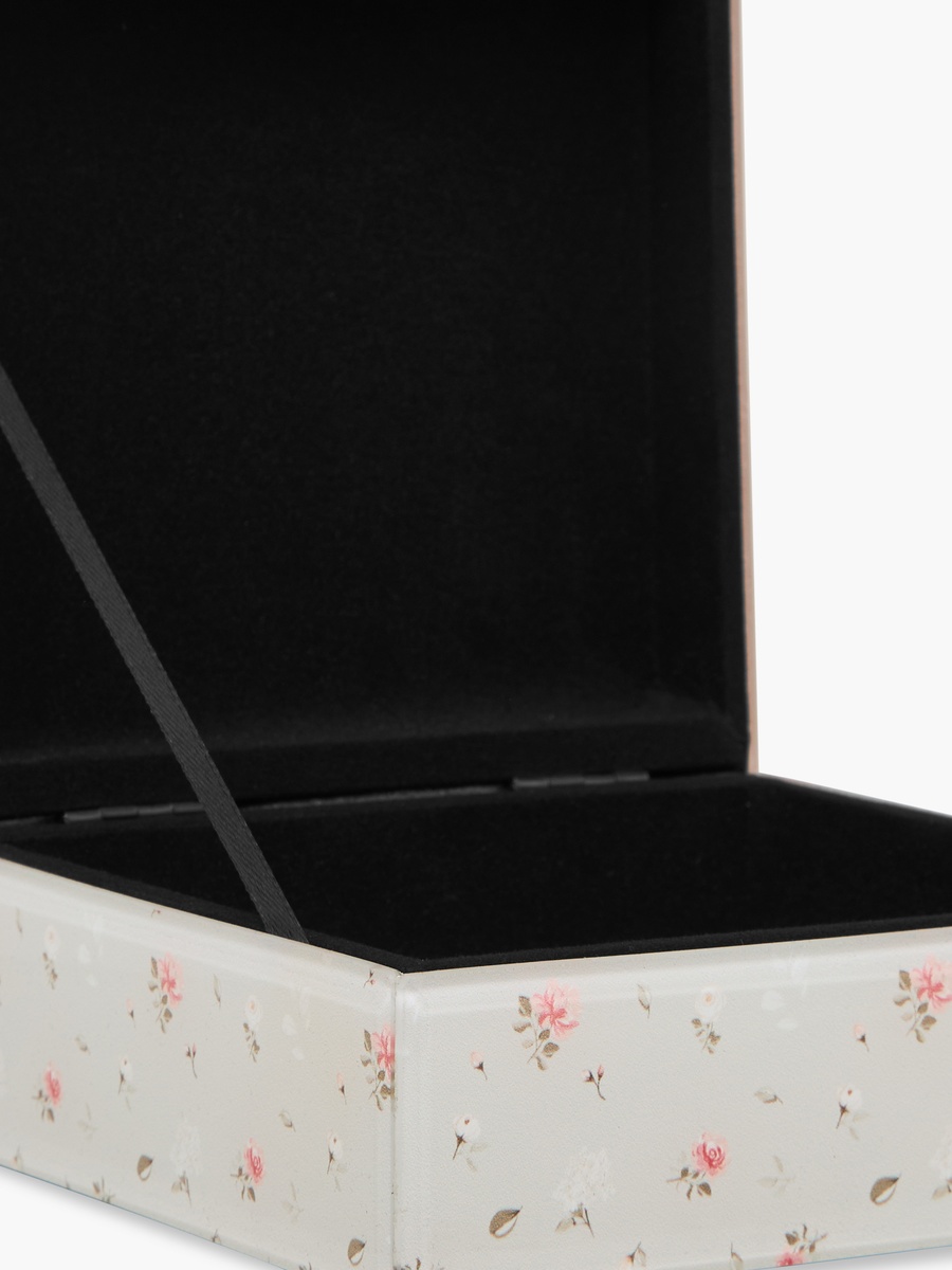Jewellery Organizer with Floral Print - 15x15x7 cm
