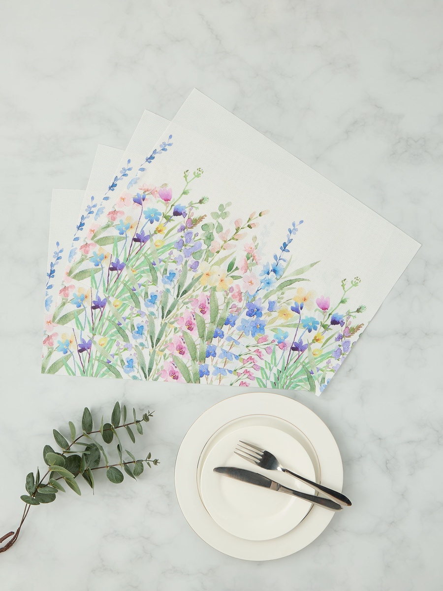 Meadows 4-Piece Placemat Set - 30x45 cm