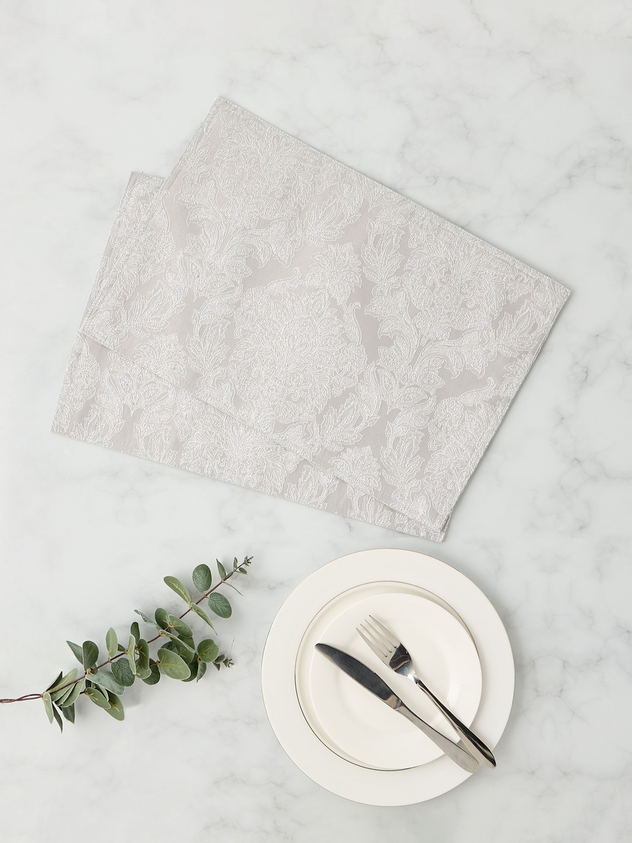 Alma 2-Piece Jacquard Placemat Set - 30x45 cm