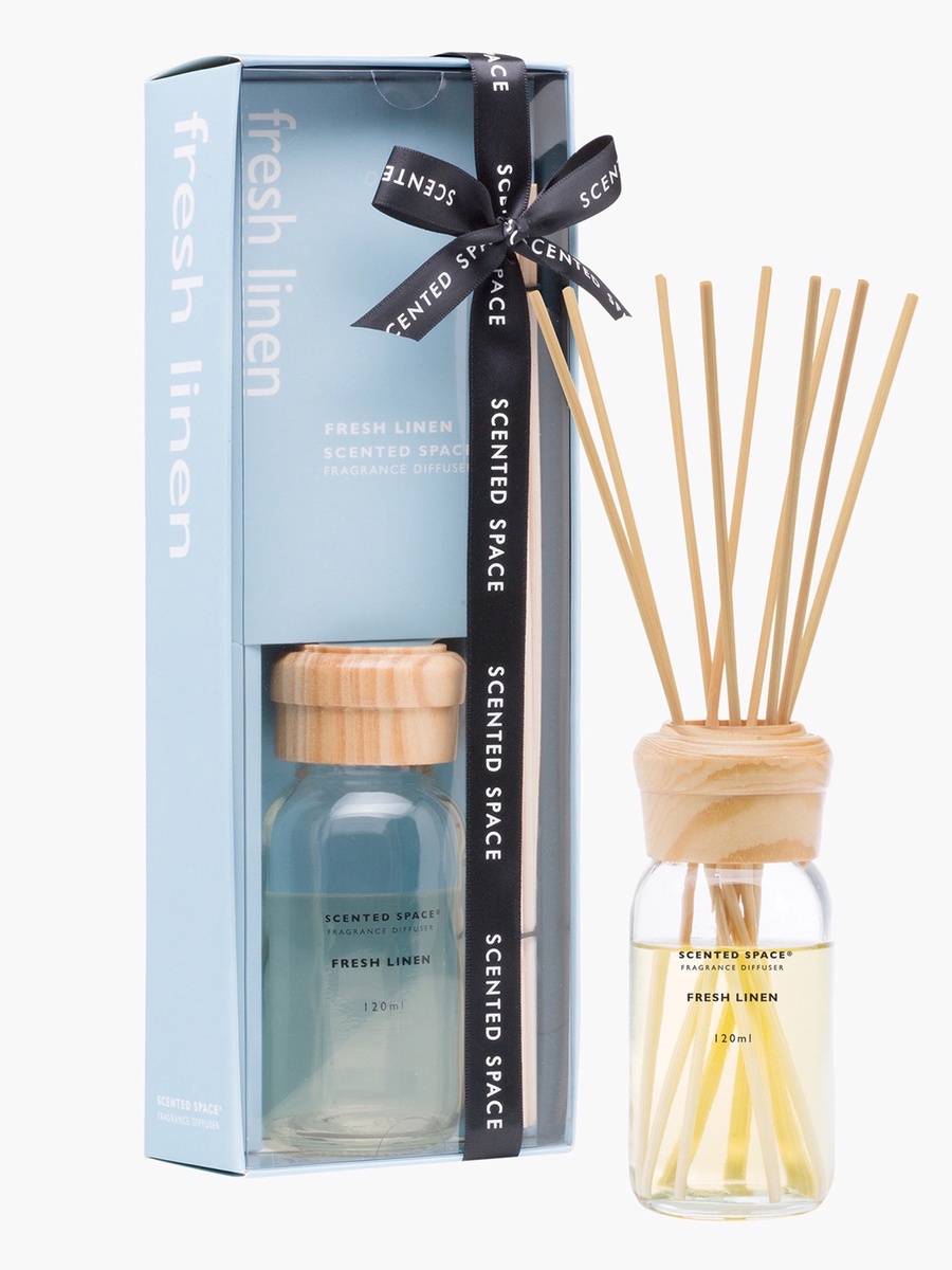 موزّع عطور قصب كتّان فريش من سينتد سبيس - 120 مل