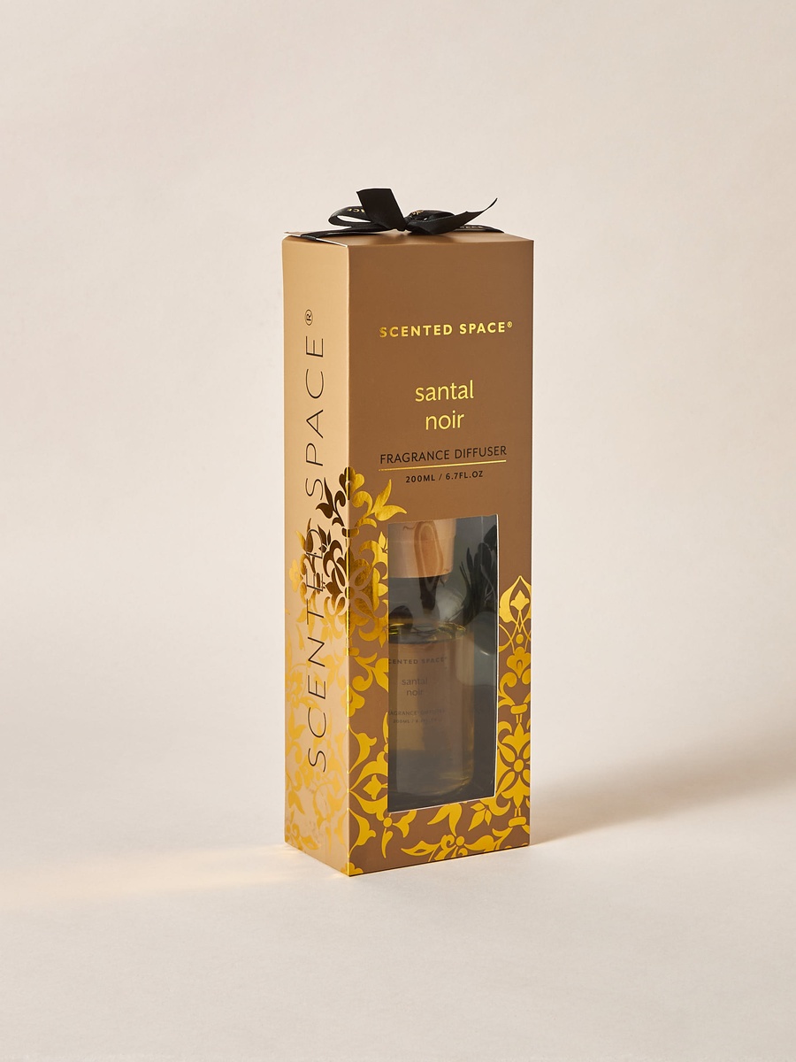موزع عطور أعواد القصب برائحة سبيس سانتال نوار - 200 مل