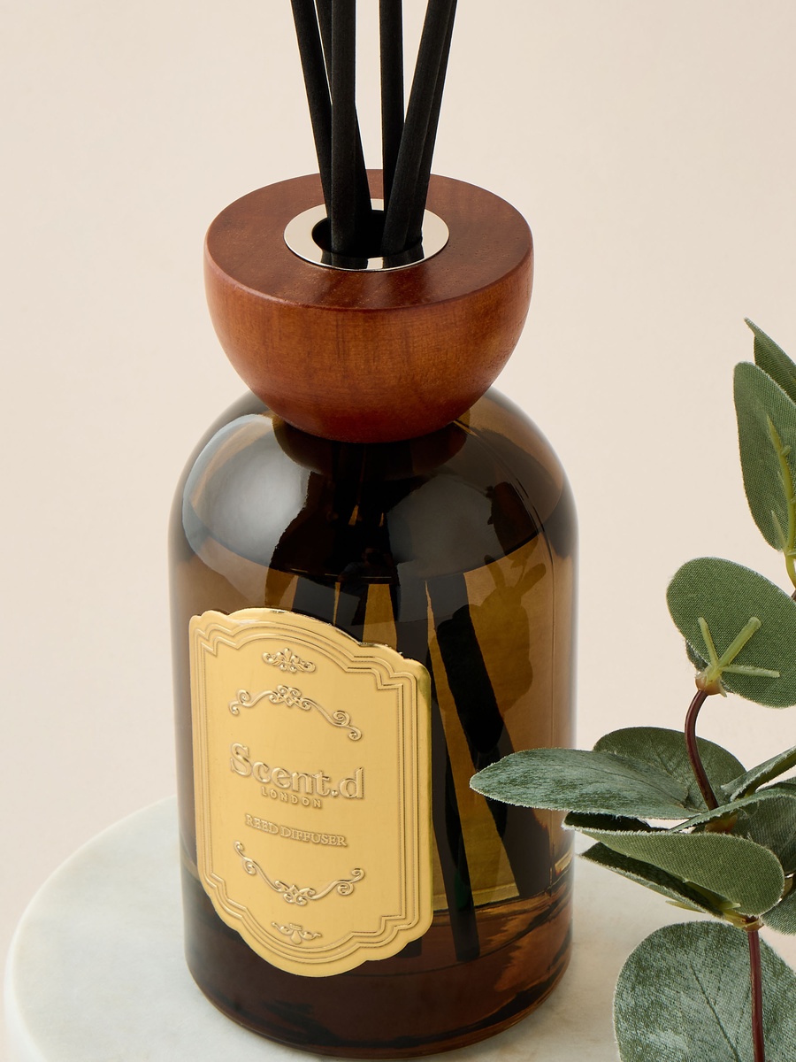 Mahogany Silk Scented Reed Diffuser Set - 300 ml