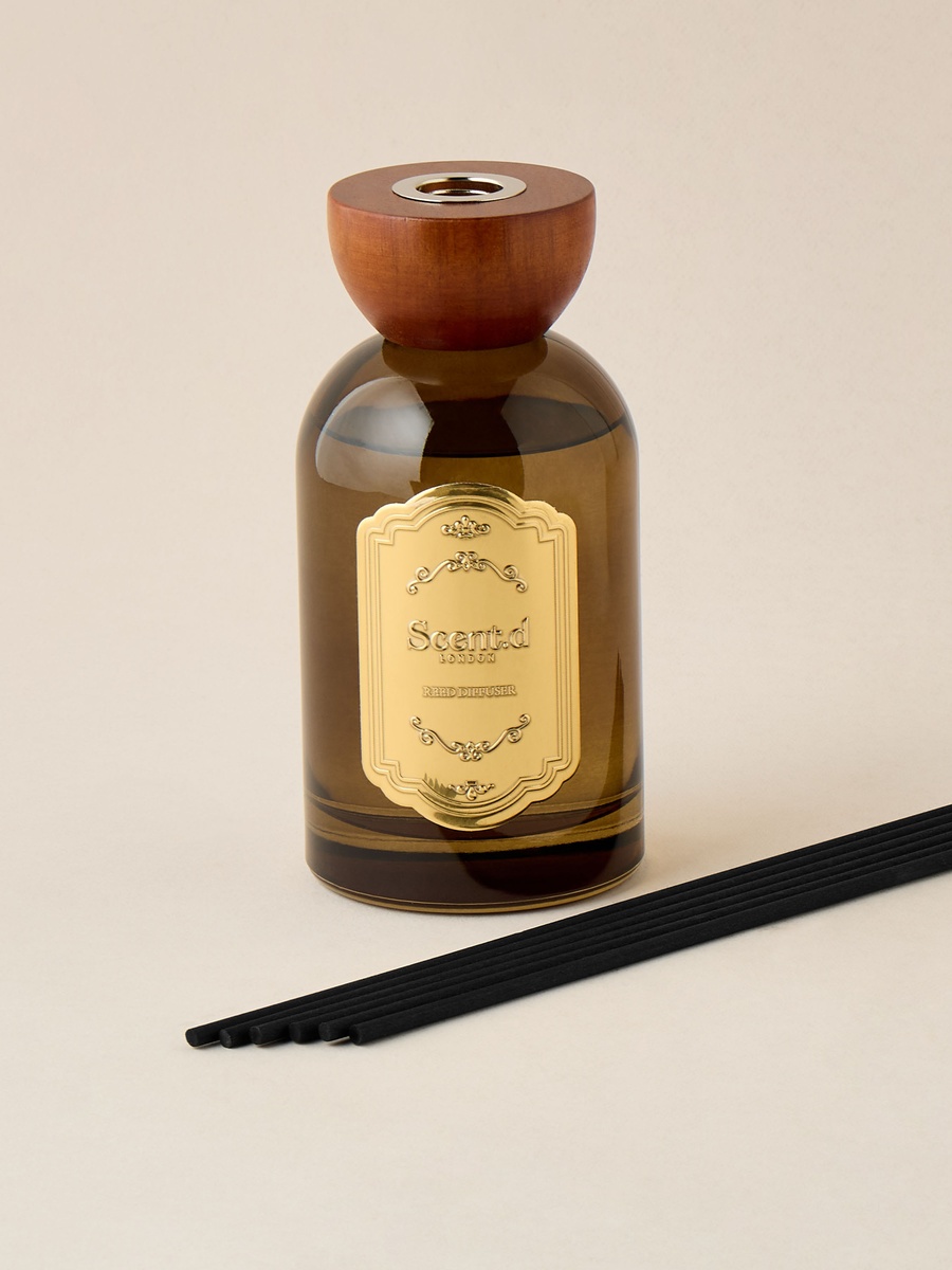 Mahogany Silk Scented Reed Diffuser Set - 300 ml