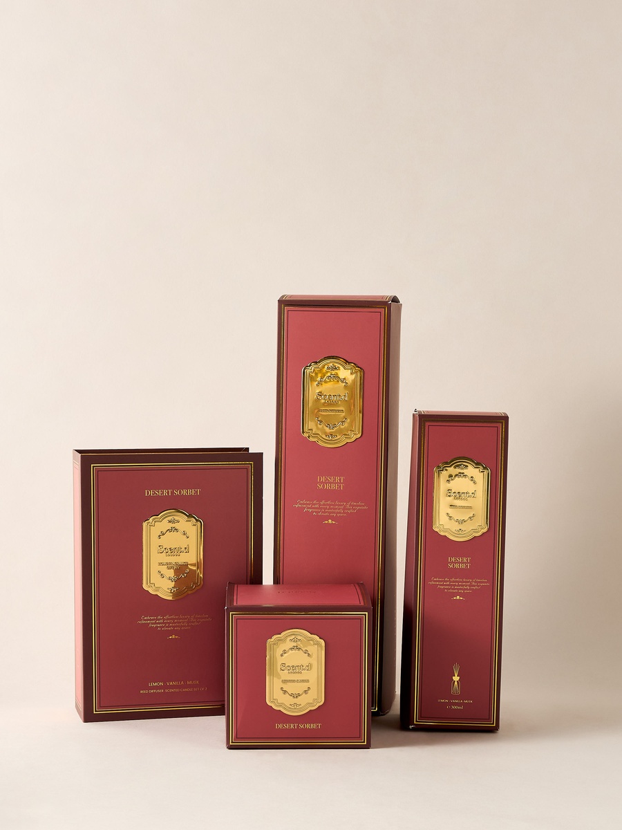 طقم موزّع عطور بالأعواد ديزرت سوربيه - 1 لتر