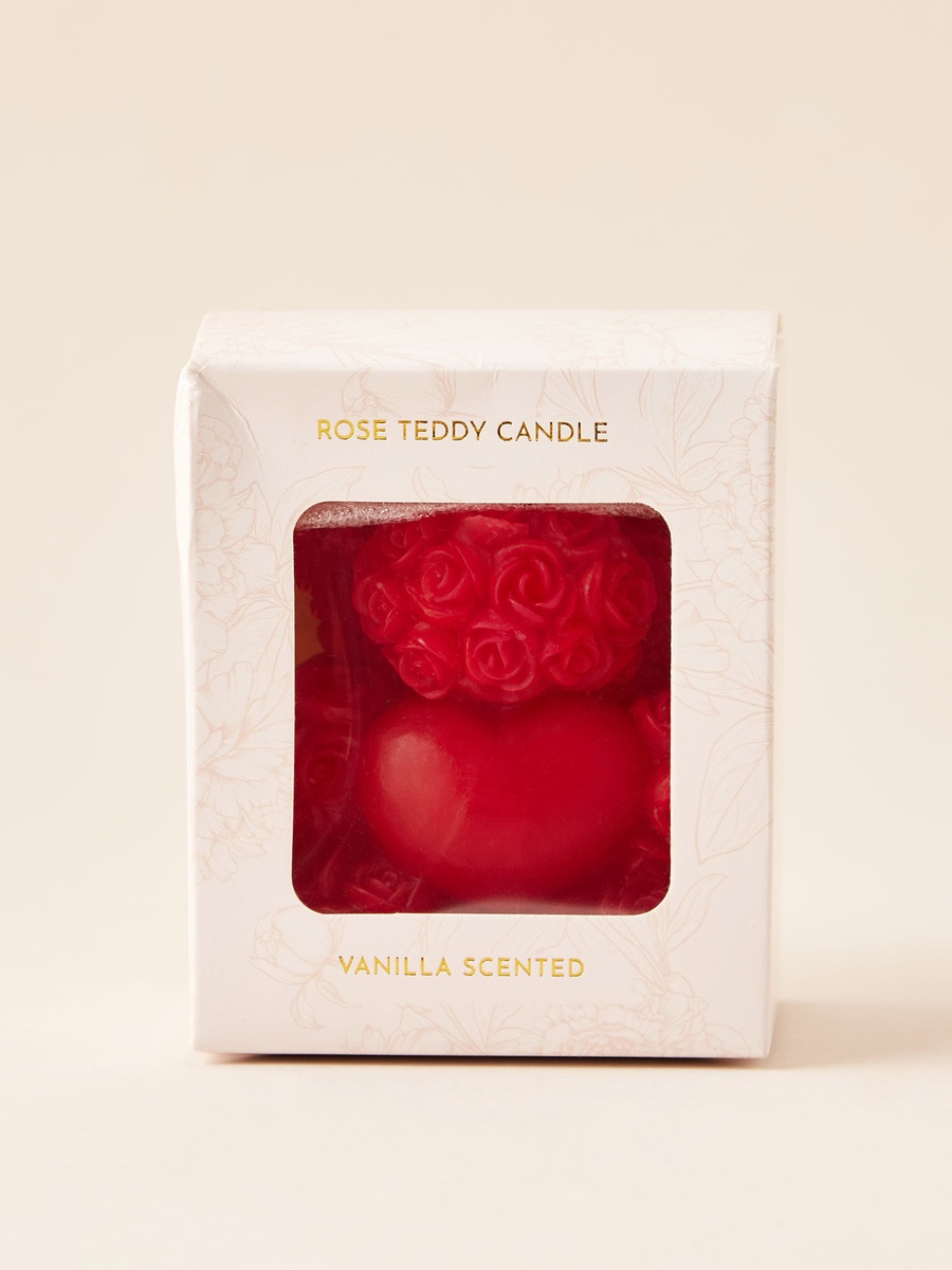 شمعة معطر بالفانيليا بتصميم دب - 9.5 سم