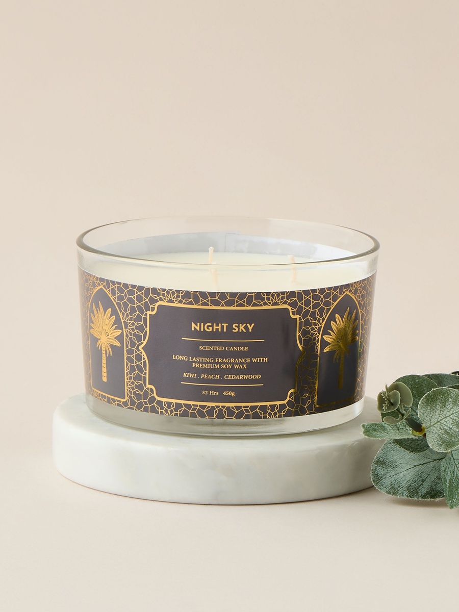 شمعة جرة معطرة نايت سكاي من سنتد لندن - 450 جرام