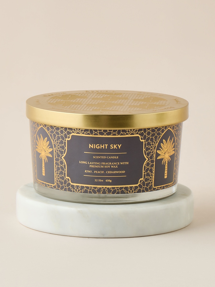 شمعة جرة معطرة نايت سكاي من سنتد لندن - 450 جرام