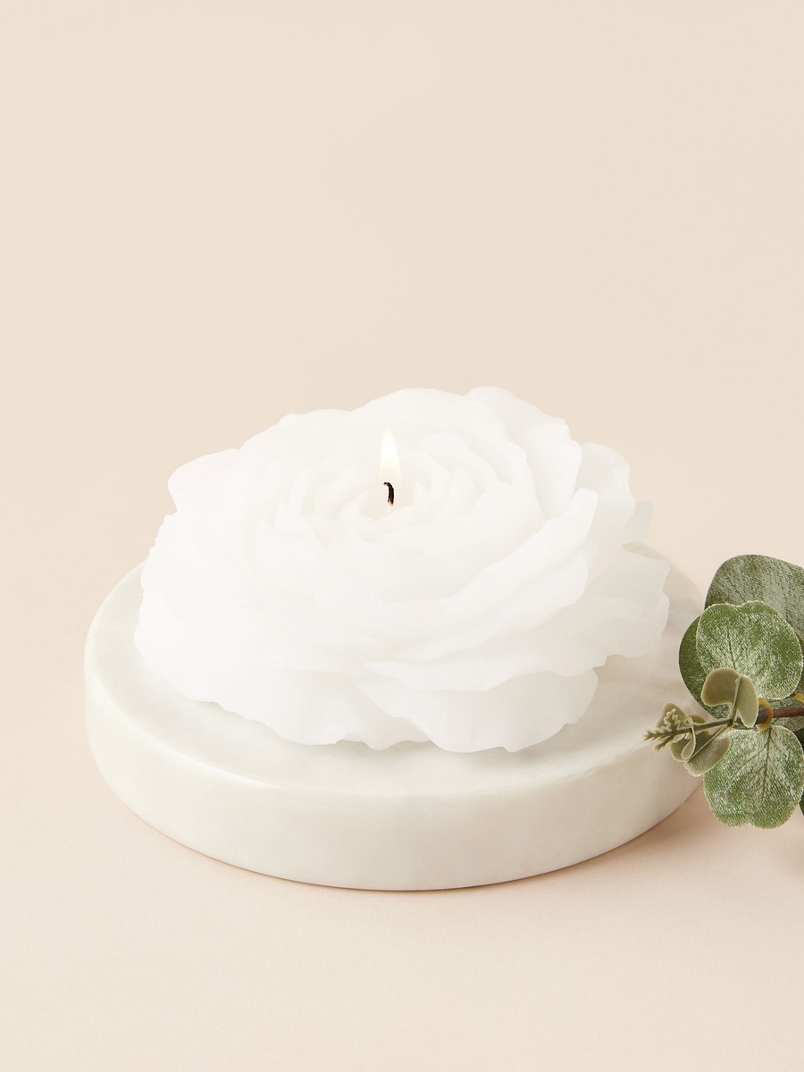 Rose Shaped Scented Candle - 5 cm