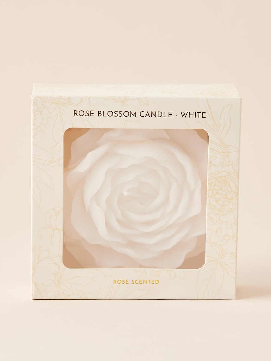 Rose Shaped Scented Candle - 5 cm