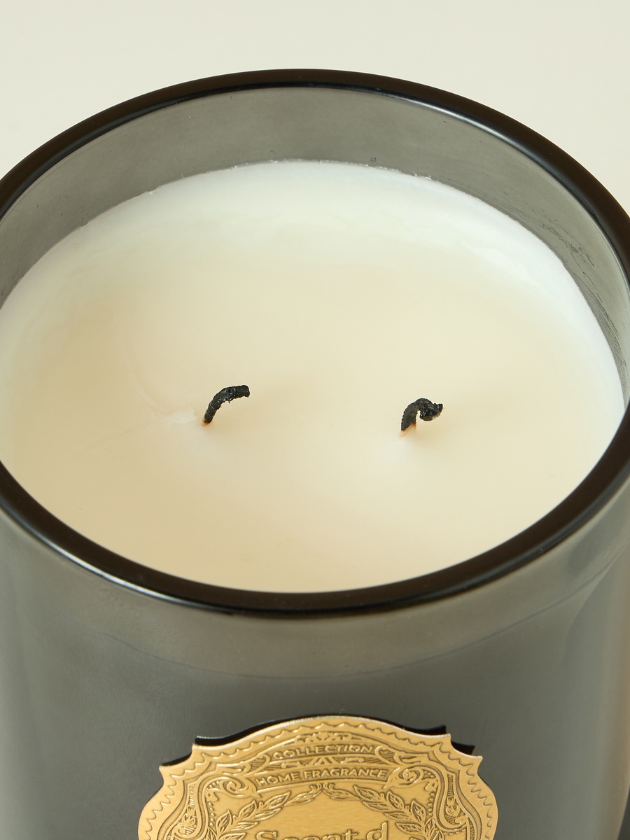 Oriental Luxe Black Saffron Scented Jar Candle - 360 gm