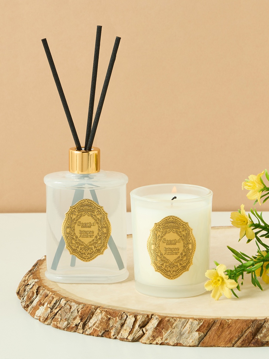Rose Reed Diffuser Gift Set with Tray