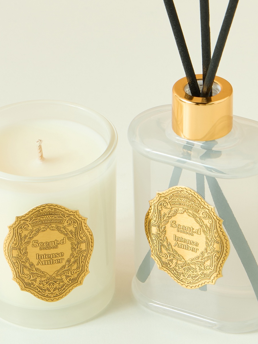 Rose Reed Diffuser Gift Set with Tray