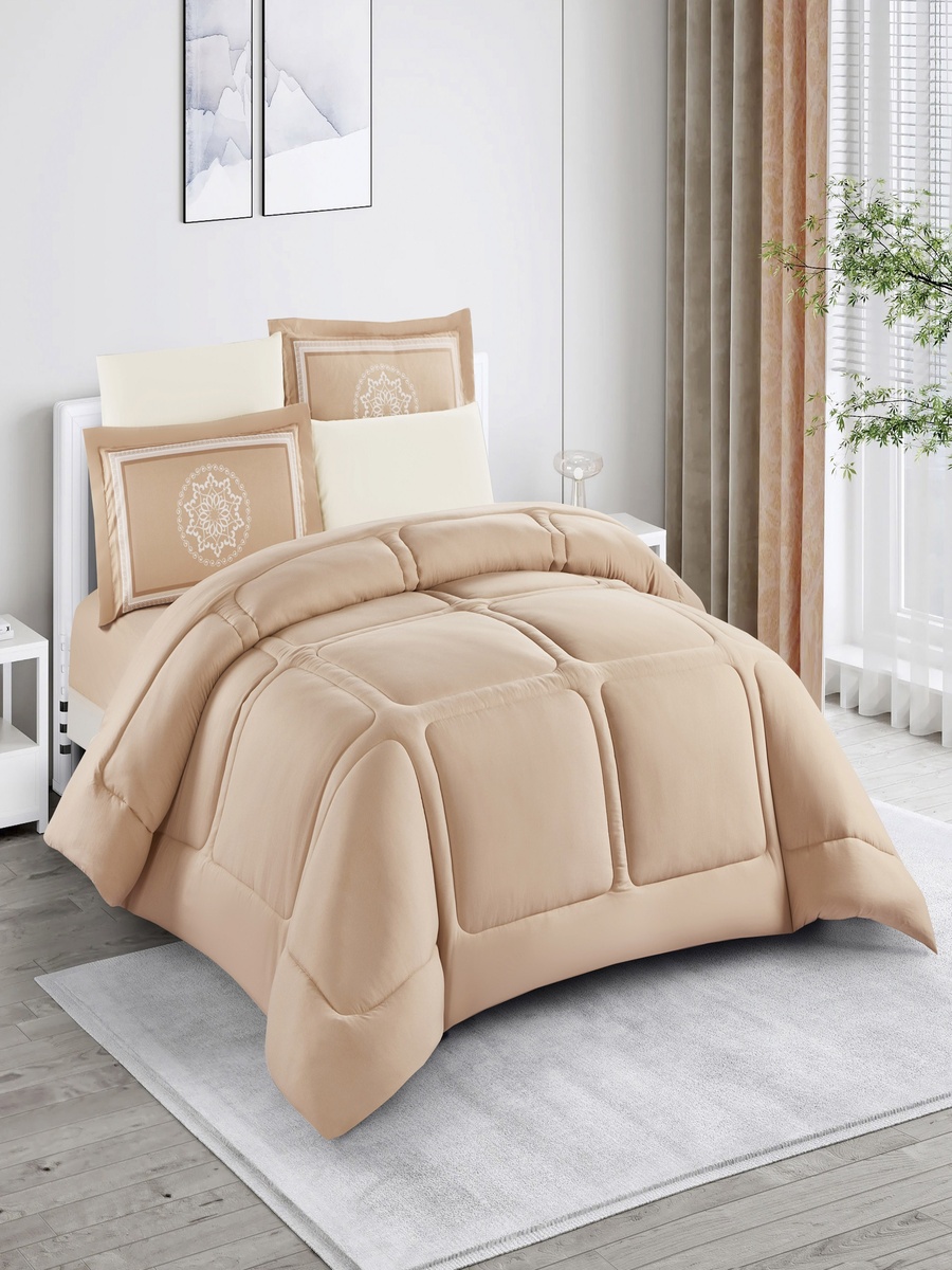 Sophia 6-Piece Quilted King Comforter Set - 240x260 cm
