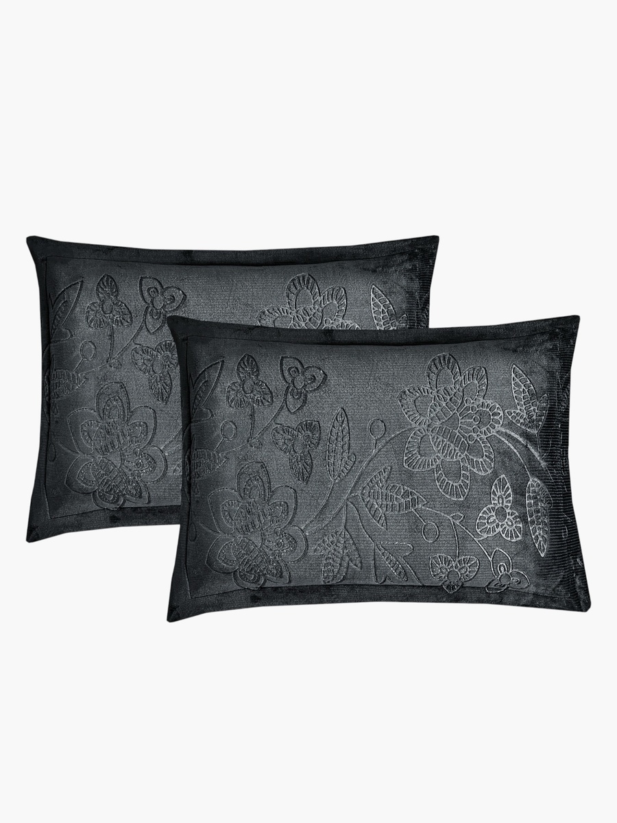Embossed Velvet Comforter Set - King