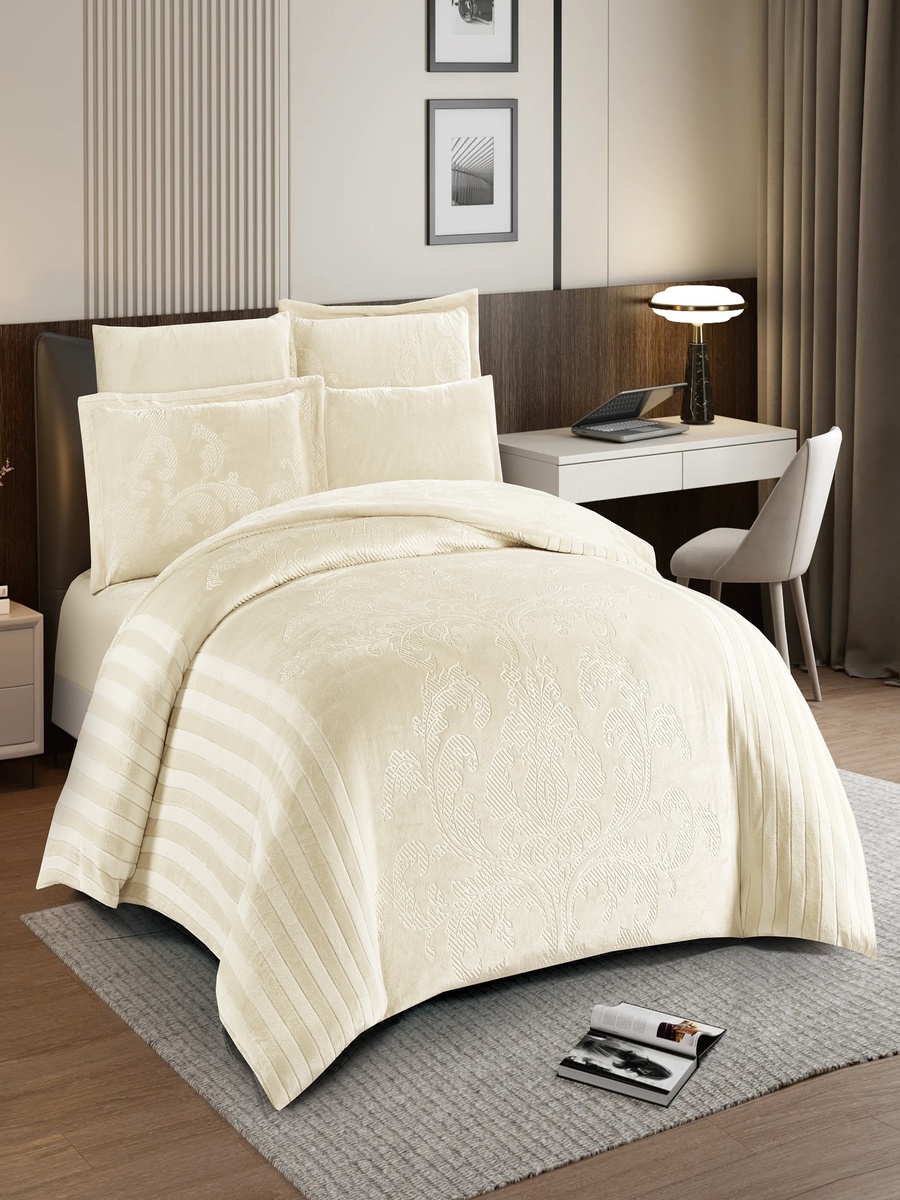 Embossed Velvet Comforter Set