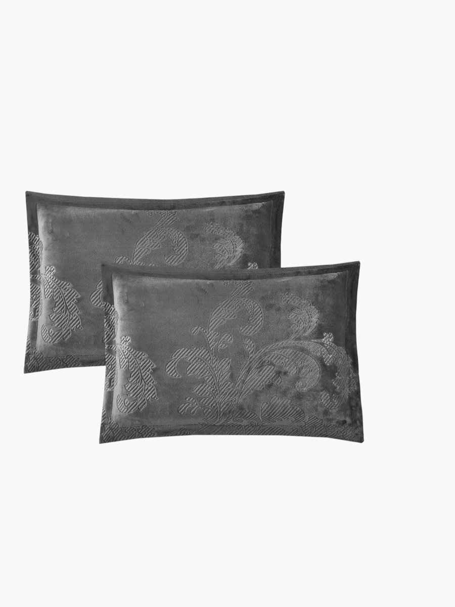 Embossed Velvet Comforter Bedding Set