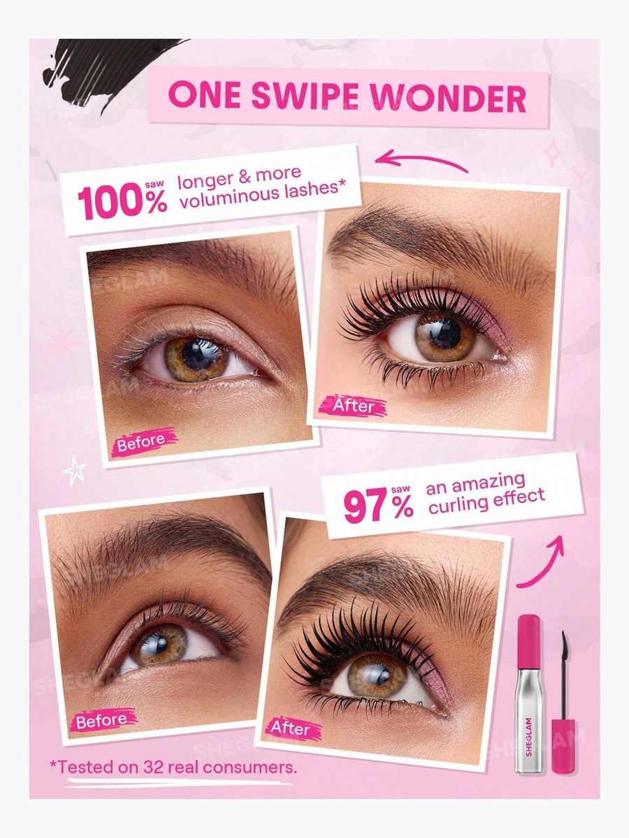Lashlighter Up and Out Mascara - Black
