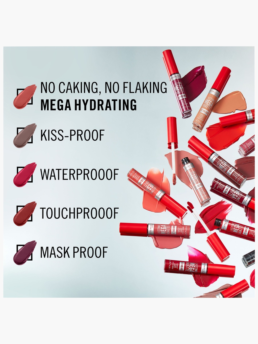 810 Lasting Mega Matte Liquid Lipstick -  7.4 ml