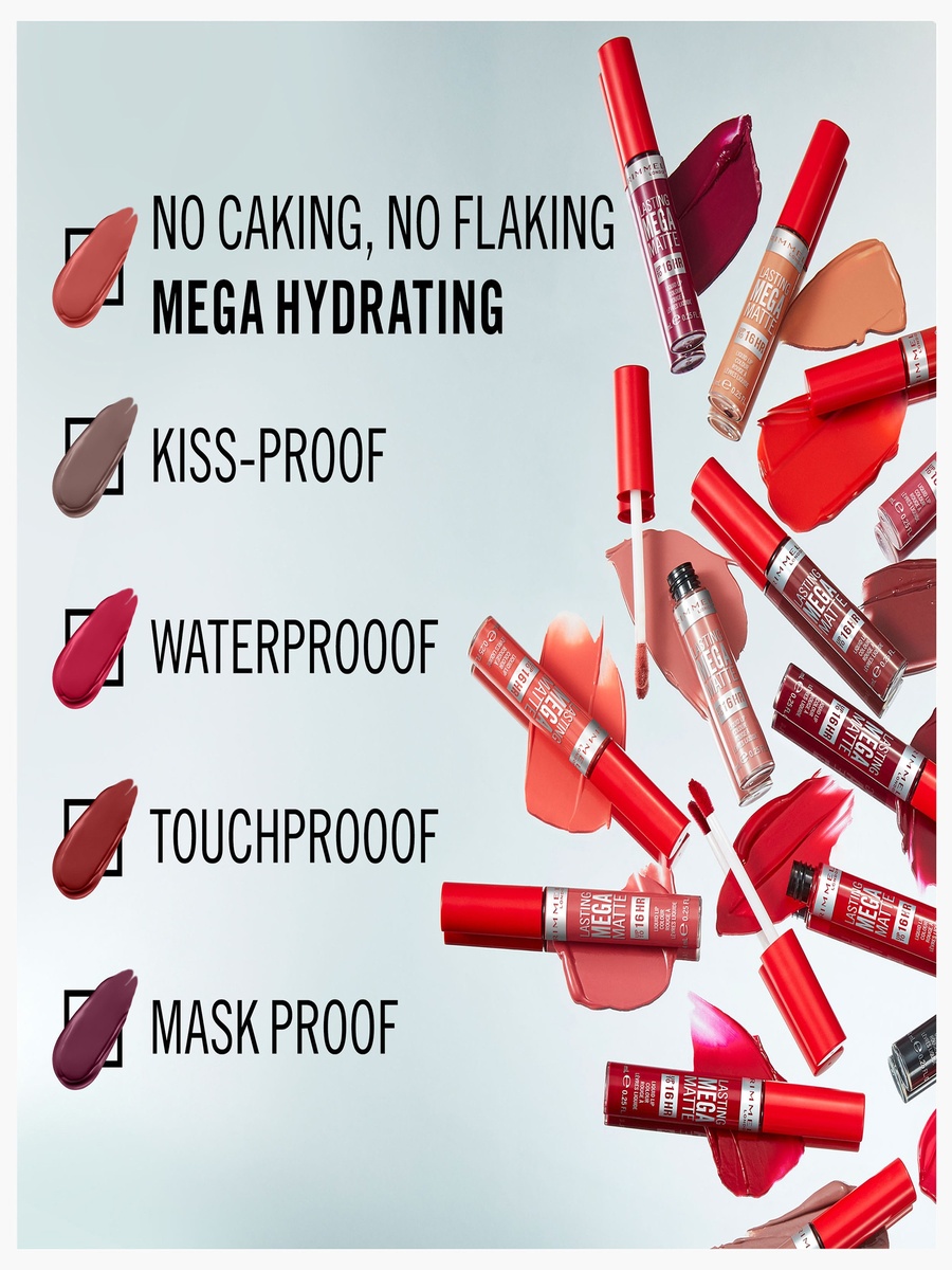 810 Lasting Mega Matte Liquid Lipstick -  7.4 ml