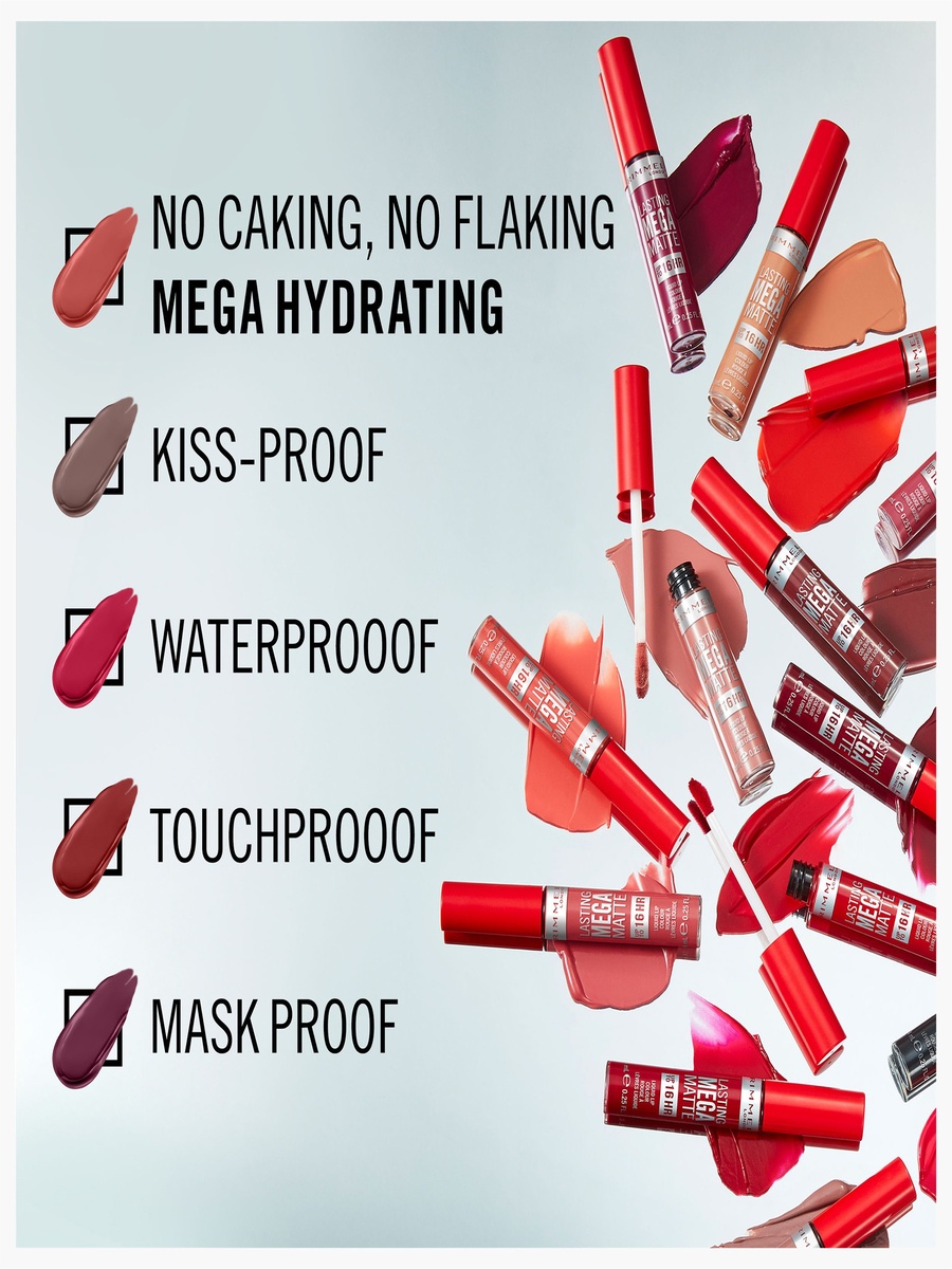 810 Lasting Mega Matte Liquid Lipstick -  7.4 ml