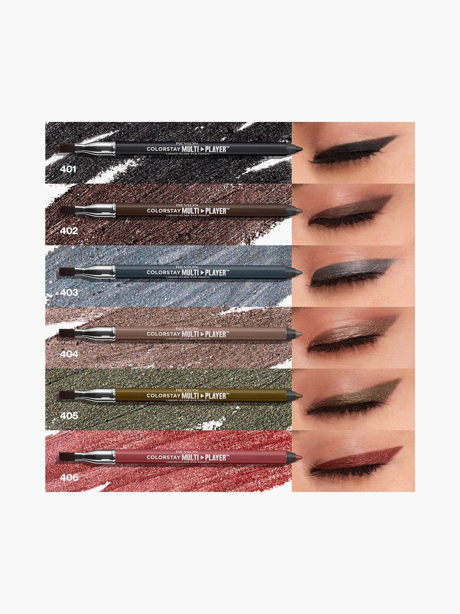 Colorstay Multiplayer Liquid-Glide Eye Pencil with Blending Brush