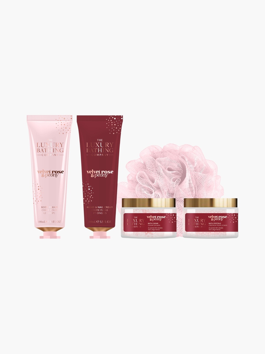 Velvet Rose Peony Bath Set