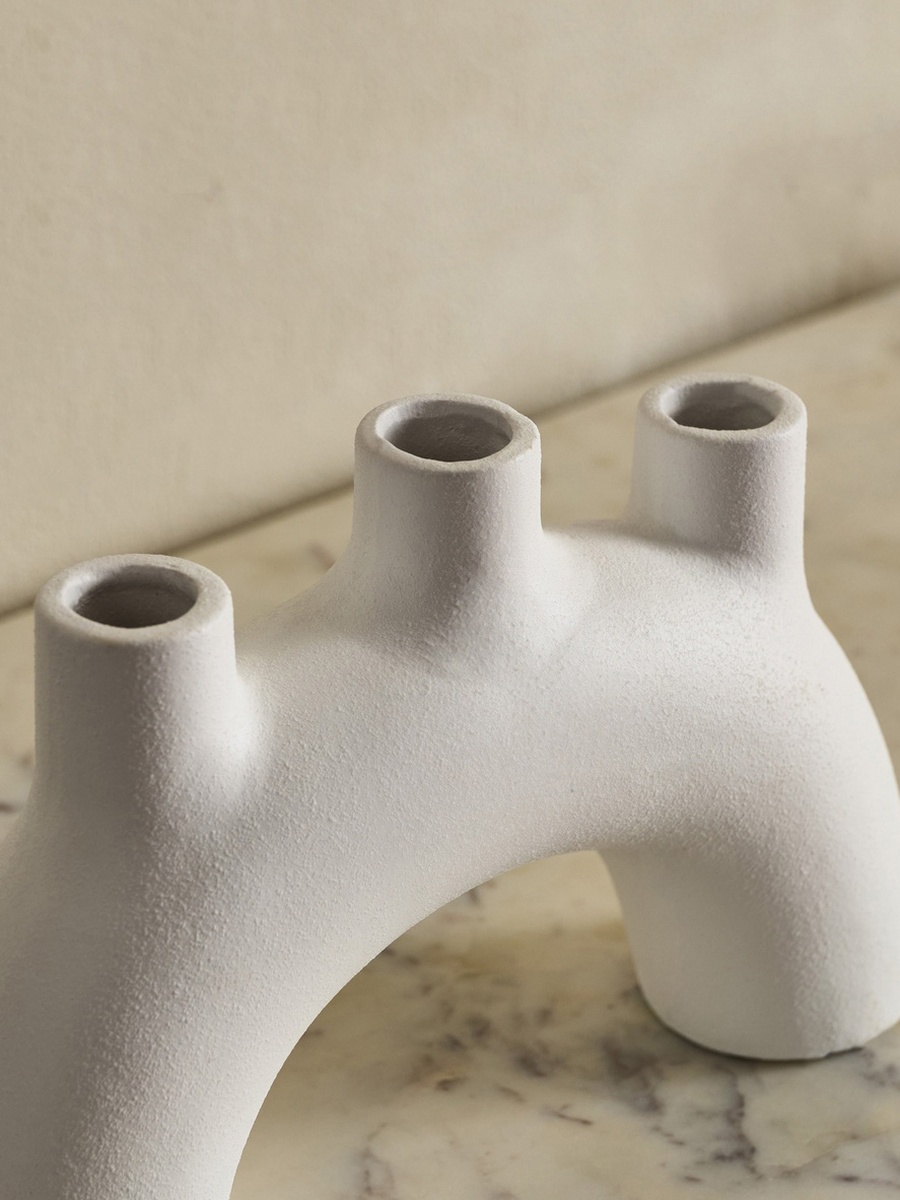 Audrey Eden Decorative Ceramic Vase - 36x6.5x7.5 cm